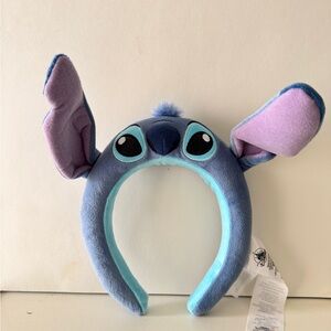 Disney Blue and Purple Stitch Plush Headband